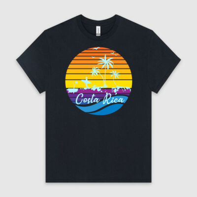 Costa Rica Surfer Vintage Sunset Thumbnail