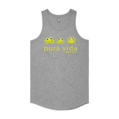 Costa Rica Pura Vida Frogs Tank Top Singlet Thumbnail