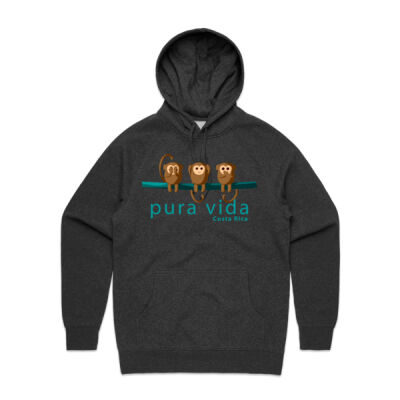 Costa Rica Pura Vida Monkeys Hoodie Thumbnail